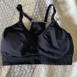 Black Kindred Bravely Nursing Sports Bra - Medium